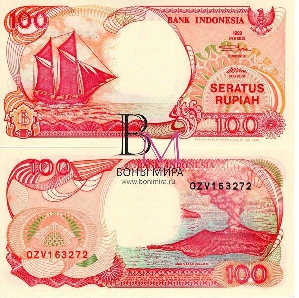Индонезия Банкнота  100 рупий 1996 UNC 